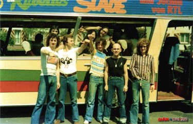 Slade Germany 1977 Rubettes Supermax Pussycat tourbus